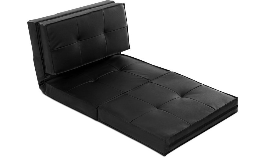 Image 29: Adjustable Folding Futon Lounge