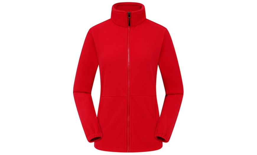 Image 7: Women's Zipped Polar Fleece Jacket