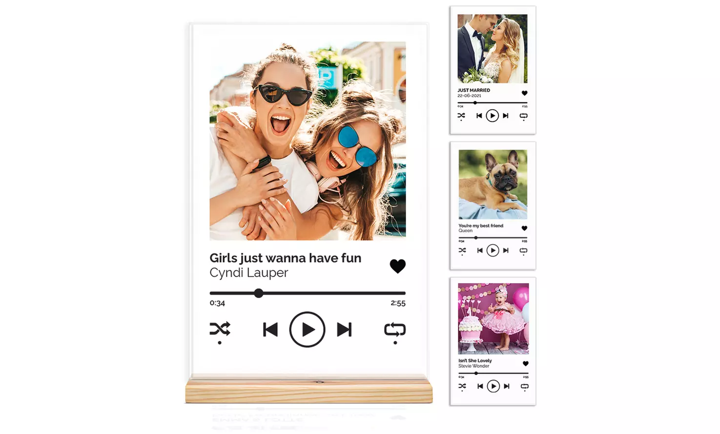 Gepersonaliseerde muziekplaat