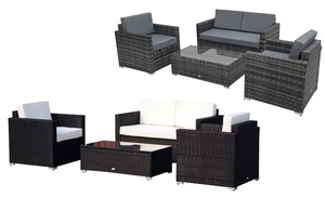 Outsunny Rattan-Effect Furniture Set