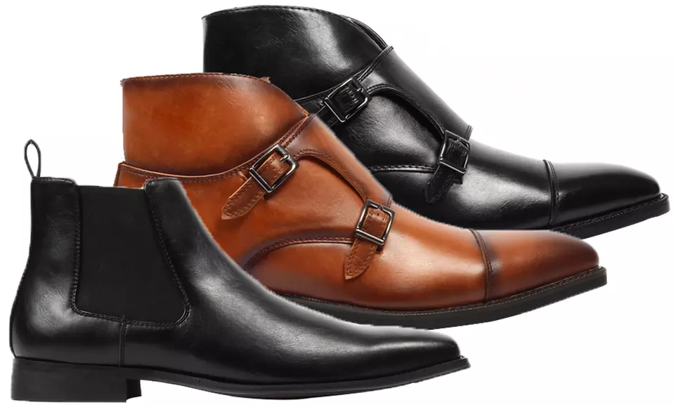 Men's Vincent Cavallo Chelsea or Monk Strap Boots - Primary Image