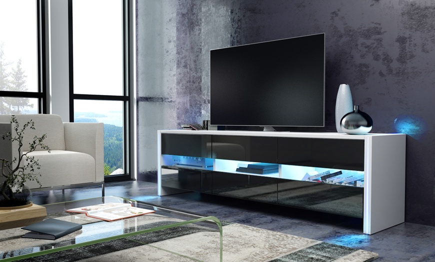 Image 7: Skylight TV Cabinet with LED