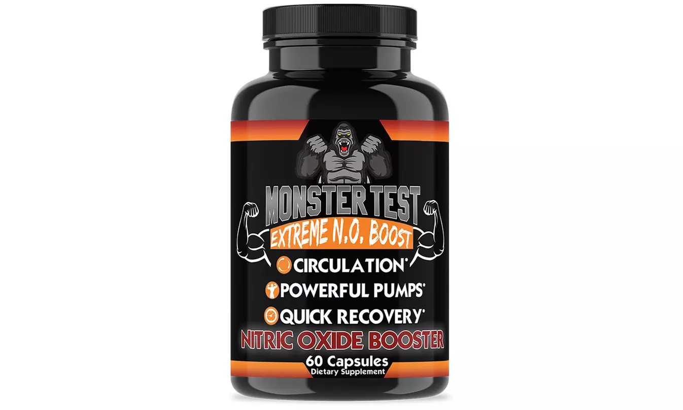 Monster Maxx Testosterone (90-Ct.) and Nitric Oxide Booster (60-Ct.) - Second Medium