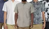 Verdo Men's Short-Sleeved Los Angeles Collection Slim Fit Button-Down Shirts