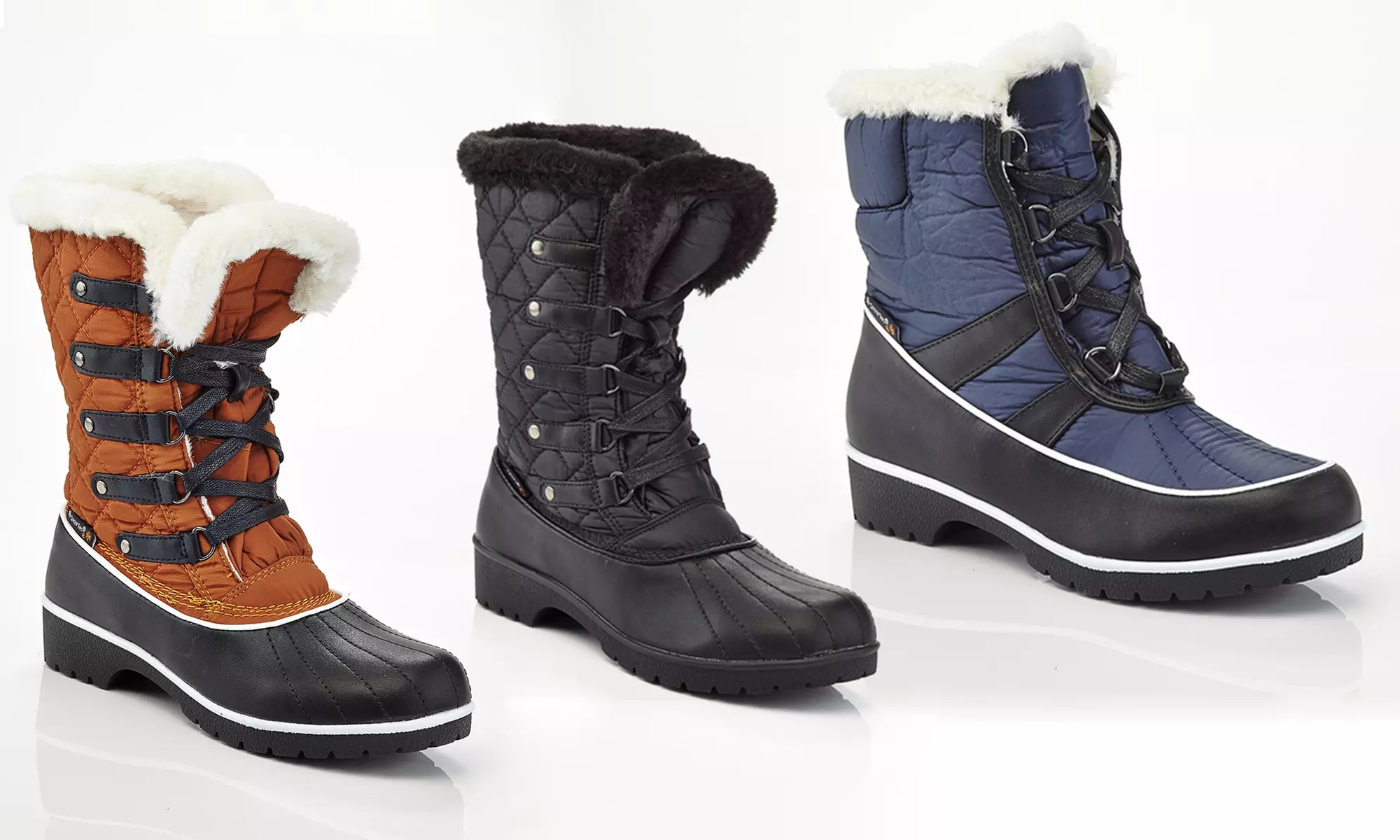 Snow Tec Women's Snow Boots with Waterproof Outsole - Primary Image