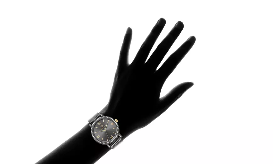 Image 11: Montre ornée de cristaux Swarovski®