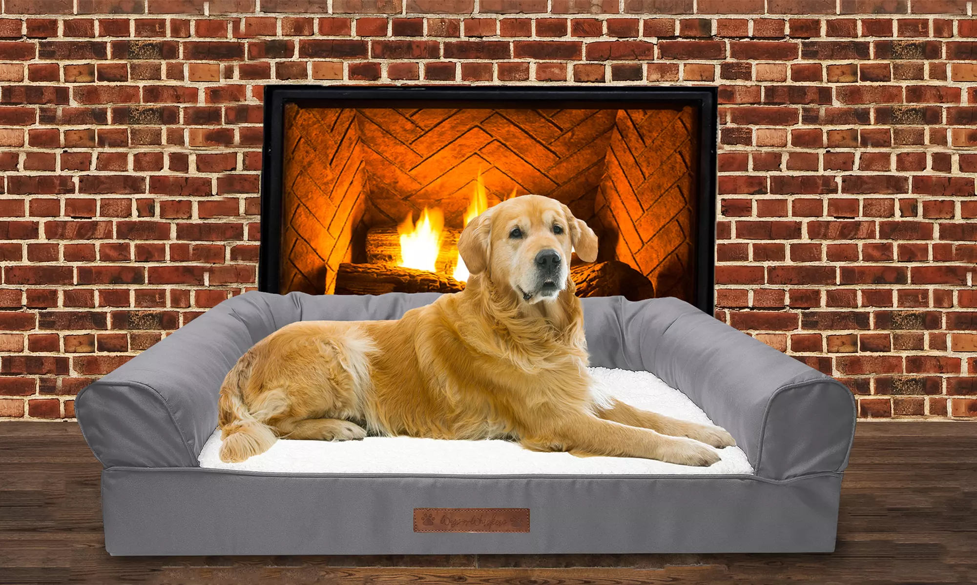 Wags and Whiskers Sofa-Style Orthopedic Sofa Pet Bed - Primary Image