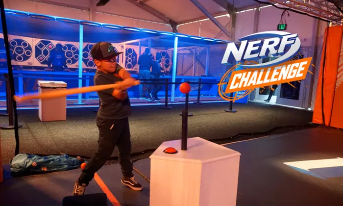 Unlimited Play Pass or Spectator Pass for One Person to Nerf Challenge (Up to 26% Off) - Second Medium