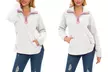 Lilly Posh Women's Pink Valentine's Day Sherpa and Sweatshirts - Second Medium