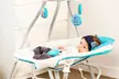 Kinderkraft Babyschaukel Gino in Blau oder Gelb mit 8 eingebauten Melodien - Second Medium