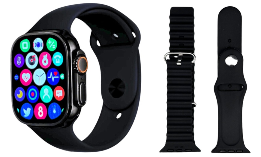 Image 5: Smartwatch multifunzione con cinturini intercambiabili