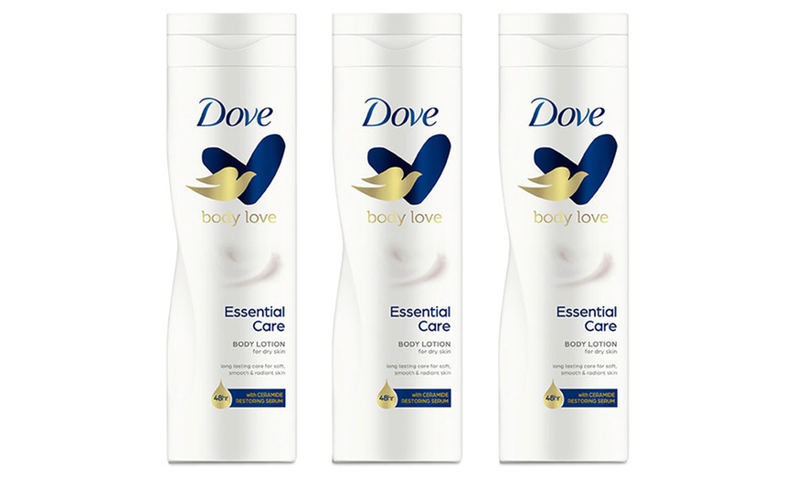 Image 2: Three or Six Dove Essential Nourishing Lotions