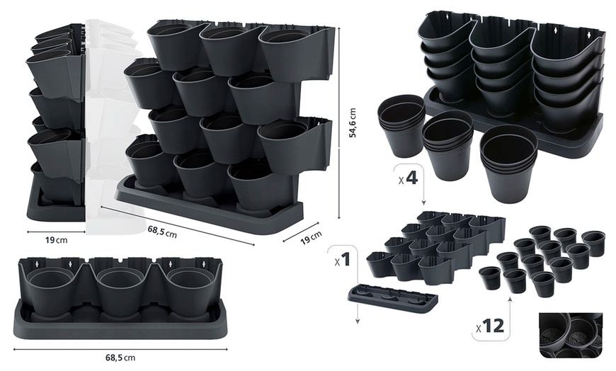 Image 16: Ensemble de jardinières verticales 