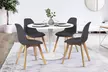 2 ou 4 chaises scandinaves Gaida en tissu - Second Medium