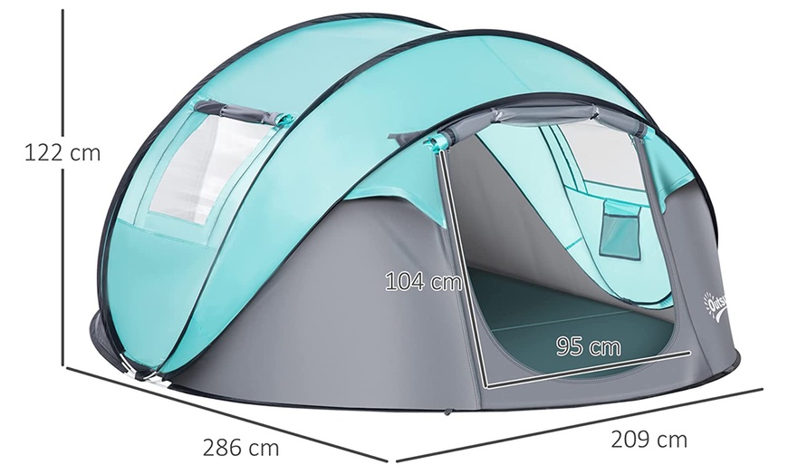 Image 15: Outsunny Camping Tent