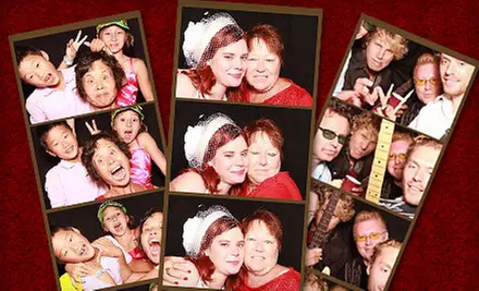 Two- or Four-Hour Photo-Booth Rental with Unlimited Photo Sessions and One Print Per Session from GB Photo Box (Up to 56% Off) - Primary Image