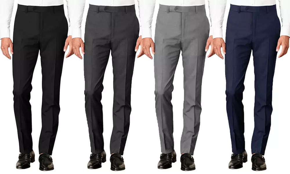 Verno Men’s Classic-Fit Unhemmed Pants - Primary Image