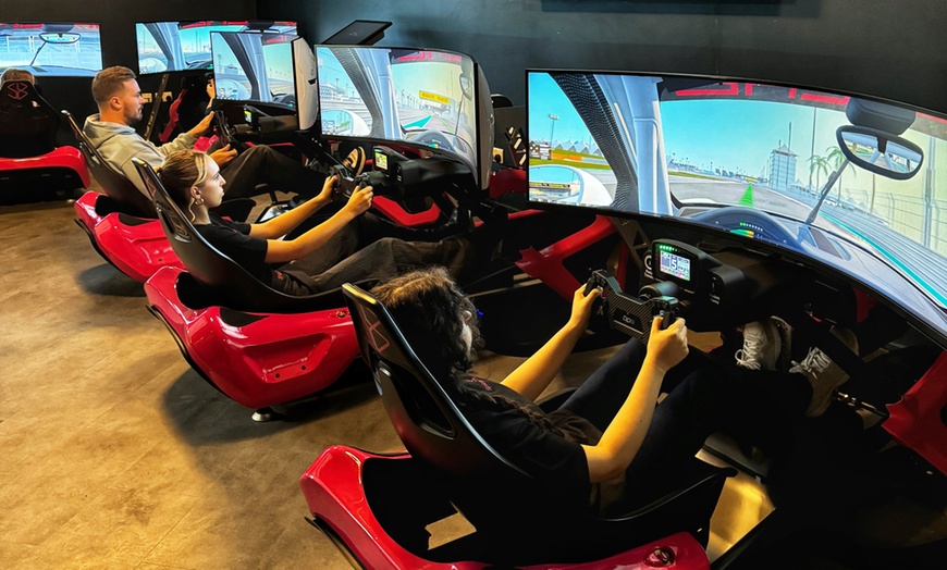 Image 2: Enjoy 30-Min Driving Simulator For One, Two or Four with Drink Options