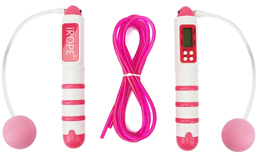 Image 3: Digital Cordless Skipping Rope