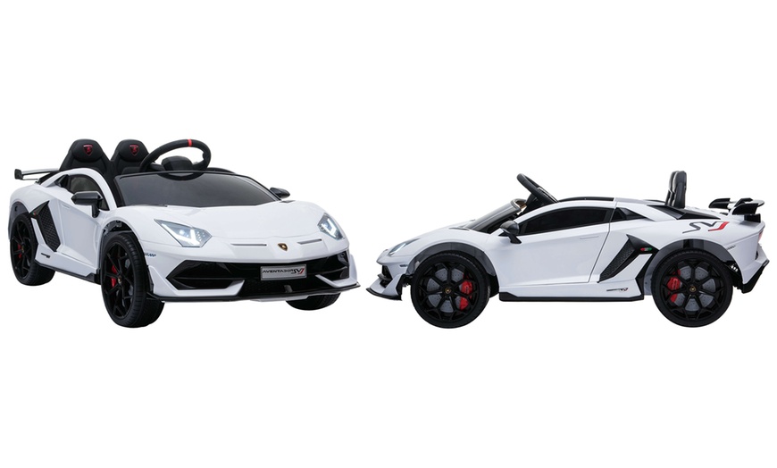 Image 8: Lamborghini Aventador Kids' Electric Ride-on Toy Car