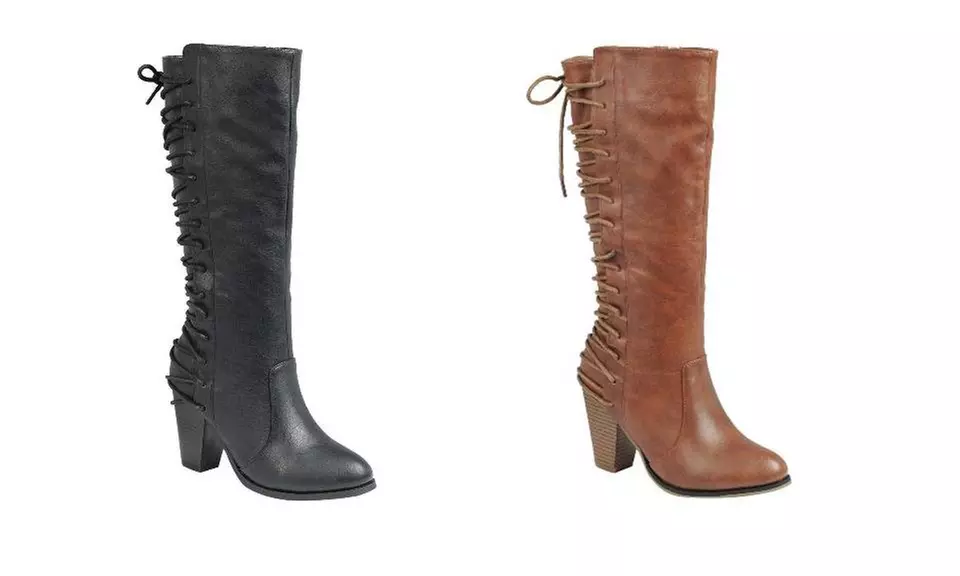 Mata Shoes Women's Criss-Cross Lace-Back Boots - Primary Image