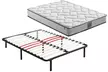 Sommier Orthosense orthopédique, cadre à lattes métallique. pieds inclus. Renfort lombaire. Matelas en option. Sampur - Second Medium