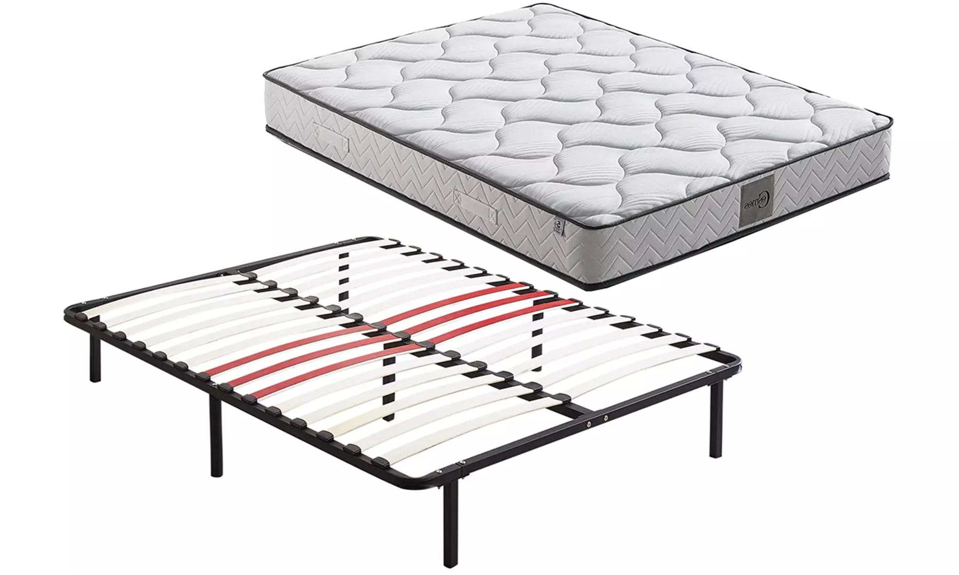 Sommier Orthosense orthopédique, renfort lombaire, Sampur