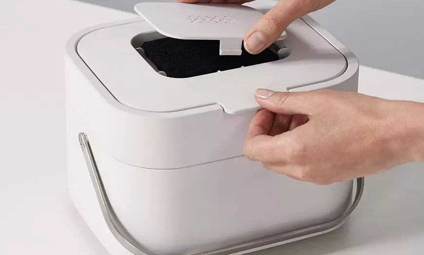 Image 3: Joseph Joseph Stack Food Waste 4L Caddy