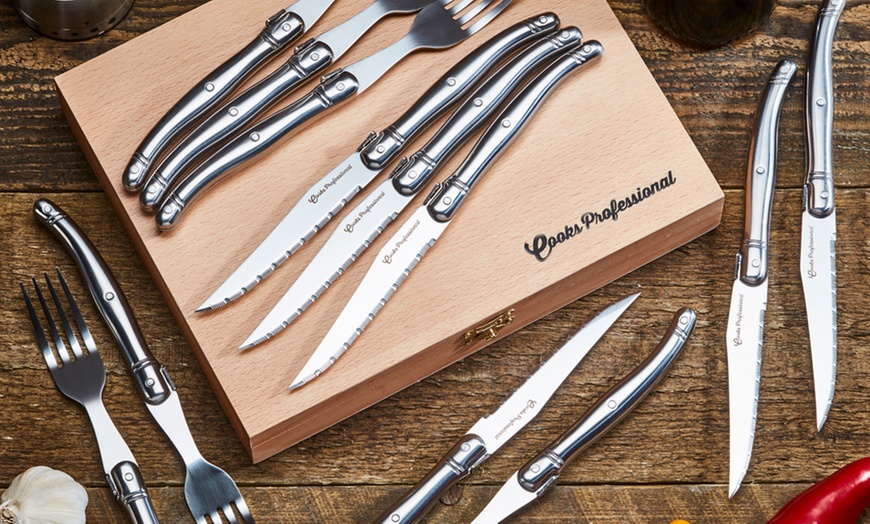 Image 12: Cooks Professional Cutlery Set