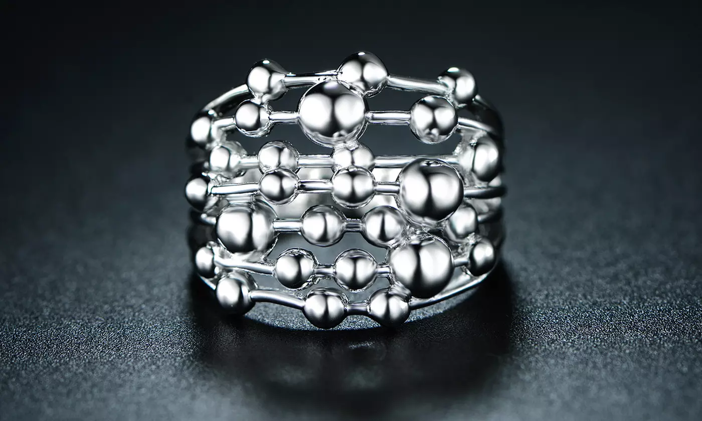 Sevil Seven Layered Sphere Ring - Primary Image
