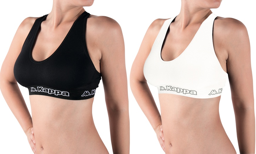 Image 5: 2, 3 o 6 reggiseni sportivi da donna Kappa