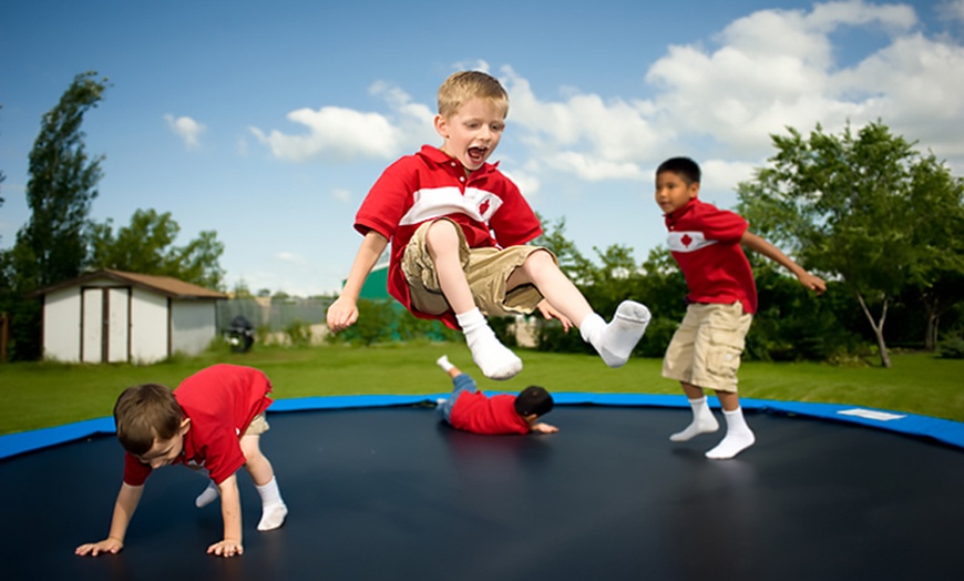 Image 1: 4ft Round Trampoline