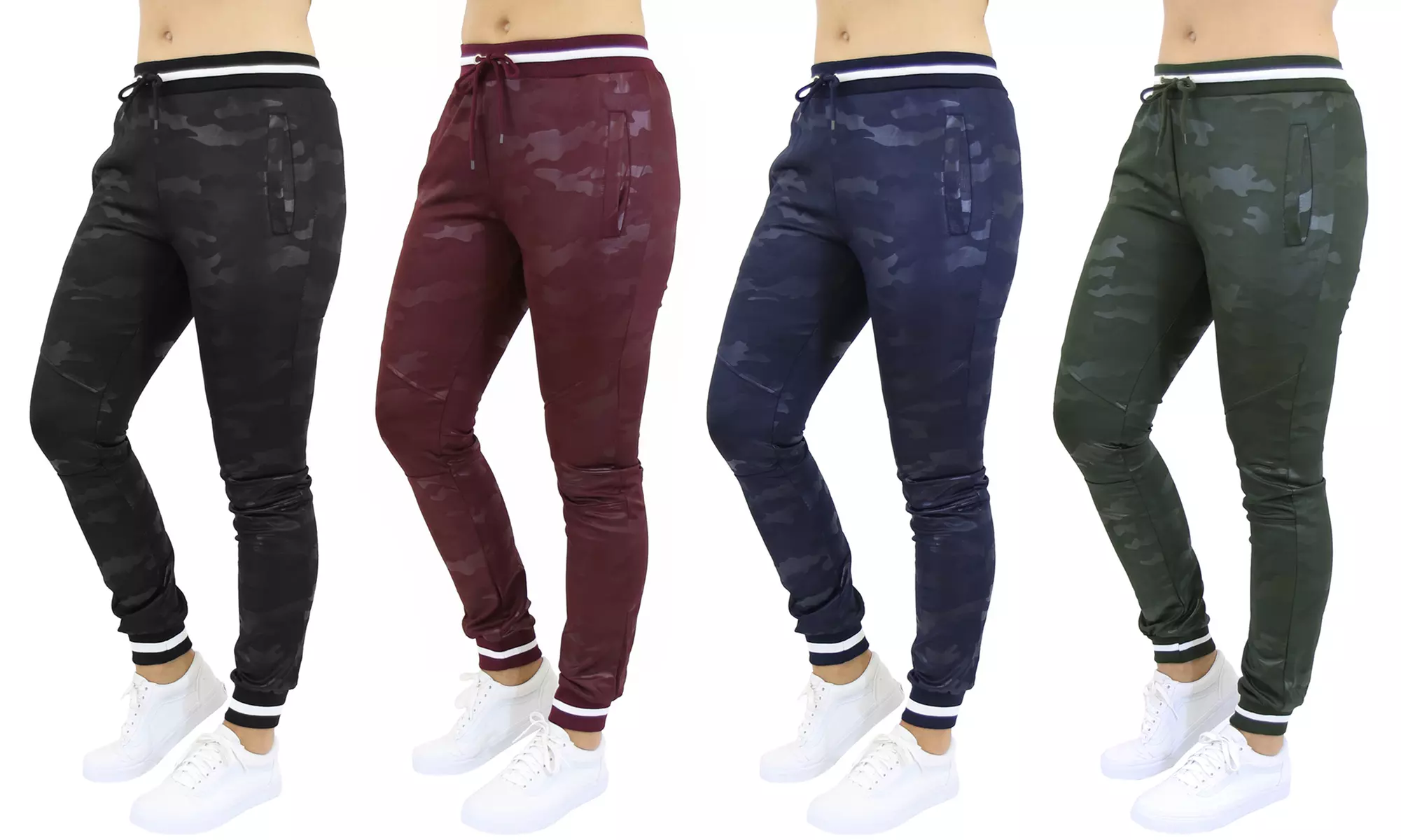 Women's Active Camo-Tech Performance Stretch Joggers - Primary Image