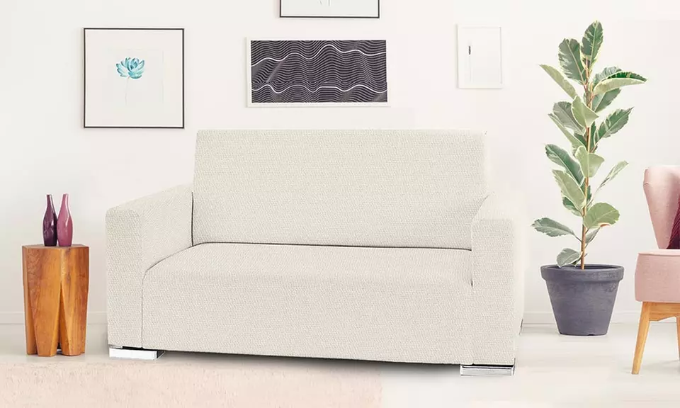 Housse de canapé extensible imperméable avec accoudoirs