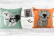 Premium-Fotokissen mit Haustier-Illustration von Justyling (bis 77% sparen) - Second Medium