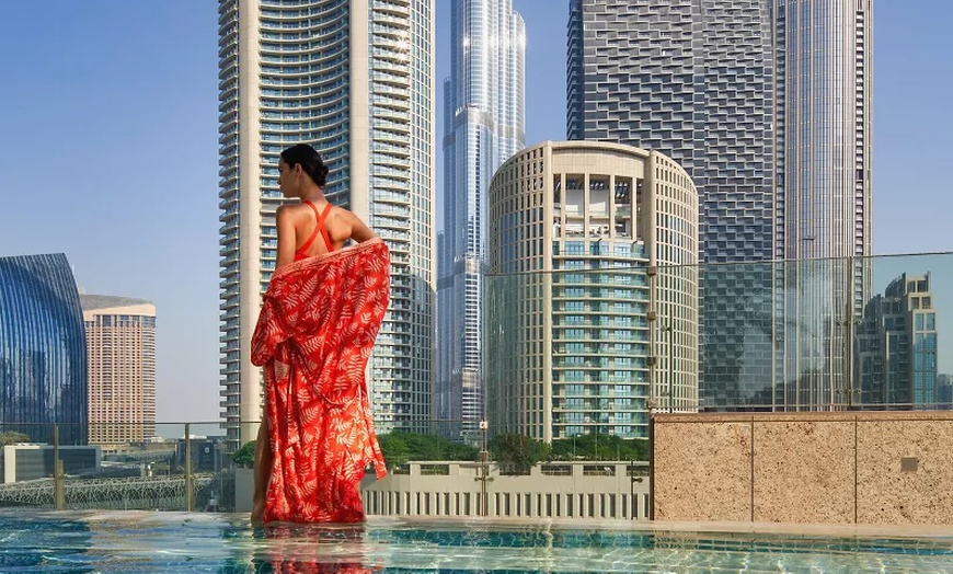 Image 7: Pool Access with Food Credit at 5* Sofitel Dubai Downtown