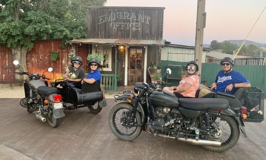 Image 1: Ride through Napa's Beauty with Friends in a Sidecar