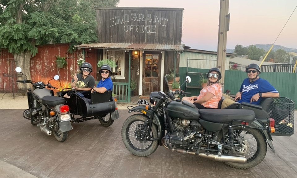 Ride through Napa's Beauty with Friends in a Sidecar