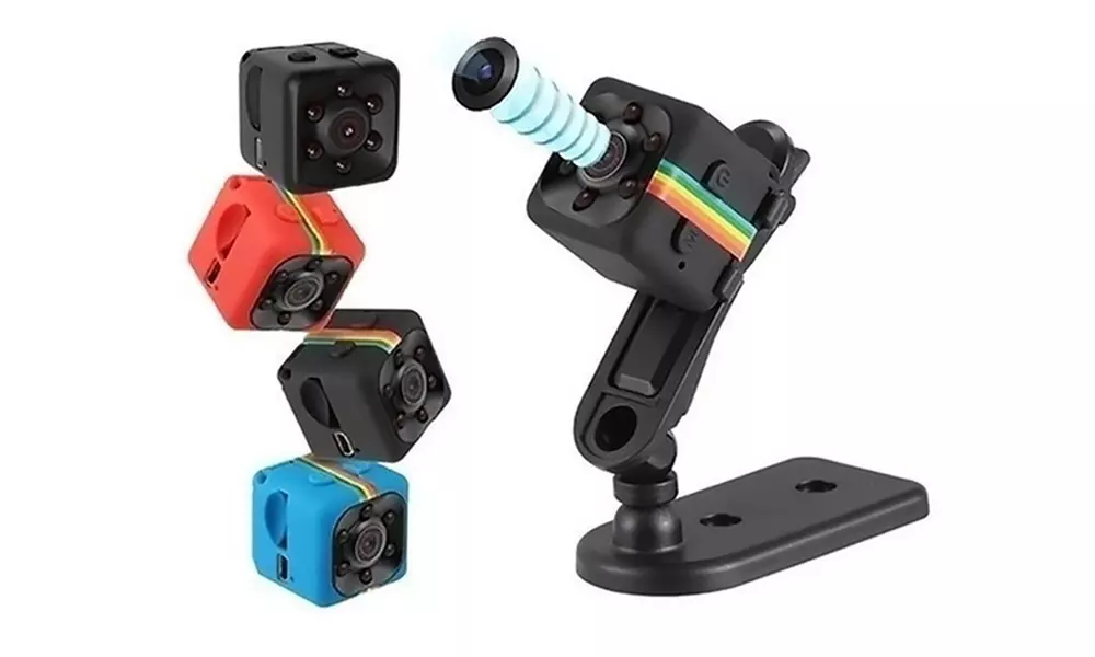 Mini caméra avec moniteur de vision nocturne 1080p - Primary Image