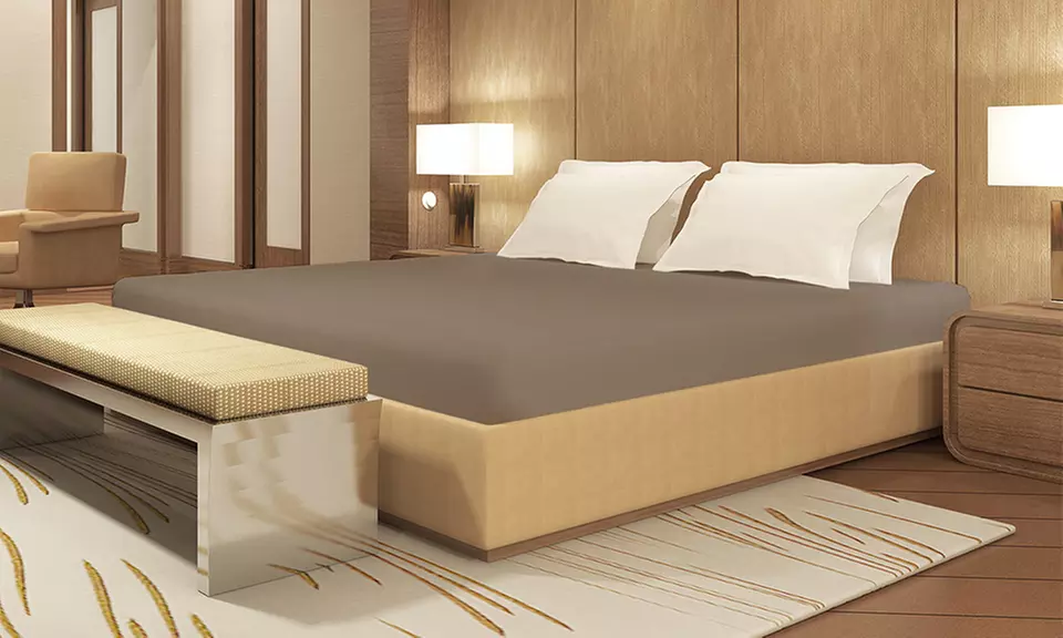 Lenzuolo sotto con angoli in puro cotone alta qualità Made in Italy