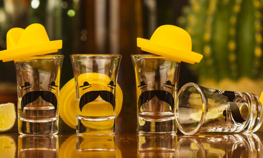 Image 4: Mexican Sombrero Shot Glasses