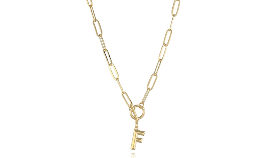 Image 8: Women's Initial A-Z Letter Necklace