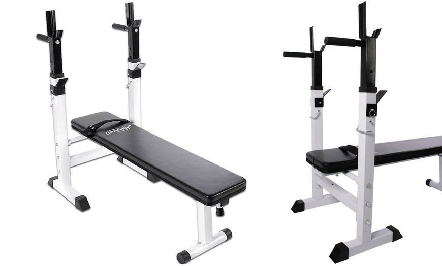 Image 1: Opvouwbare weight bench