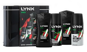 Lynx Africa Mini Tin Gift Set