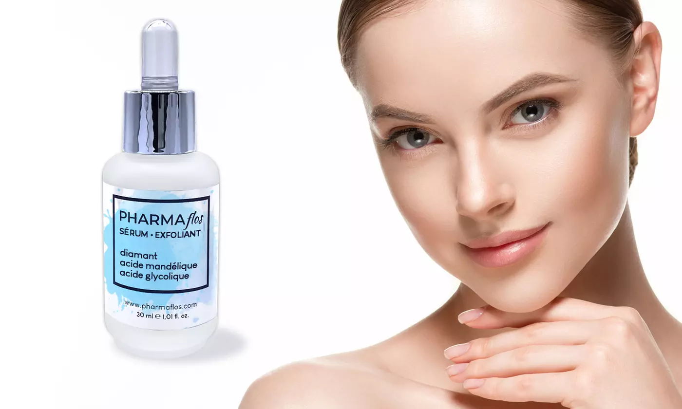 1, 2 ou 3 sérums visage exfoliant diamant, acide mandélique et acide glycolique 30 ml - Primary Image
