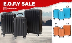 3-Piece ABS Hard Case Luggage Set