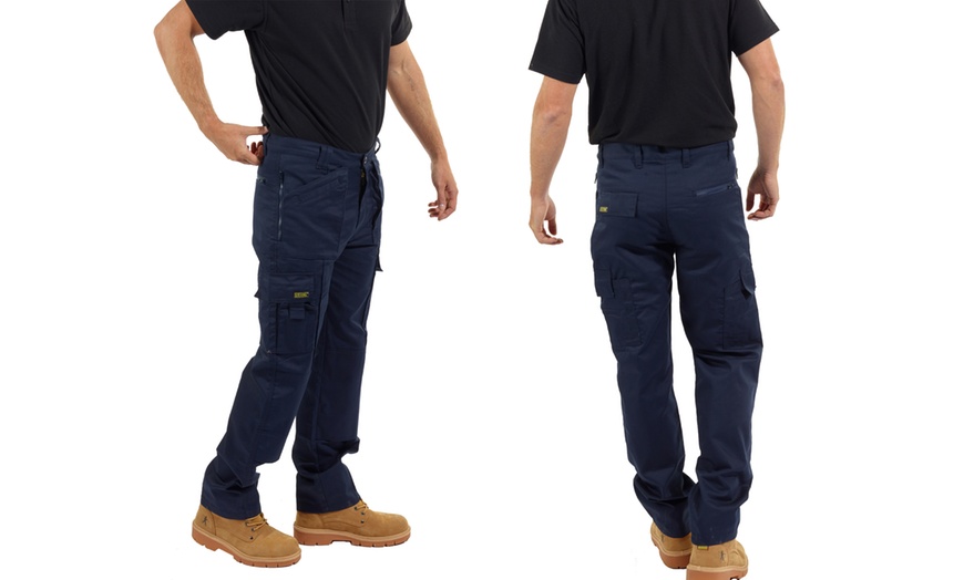 Image 7: Men's Site King Action Work Trousers