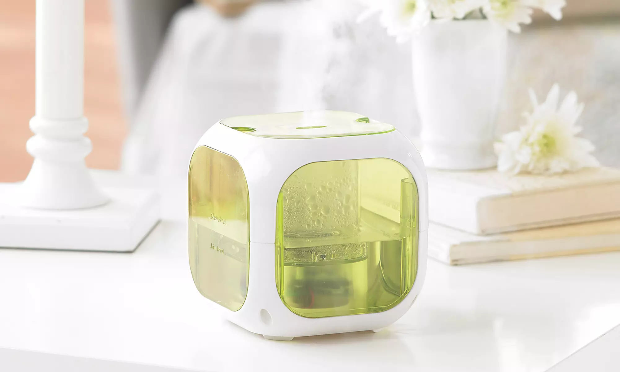 HealthSmart Cube Mate Ultrasonic Cool Mist Humidifier and Aromatherapy Diffuser - Primary Image