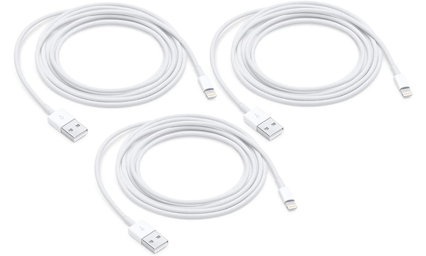 Image 7: One, Two or Three USB Charging Cables for iPhones