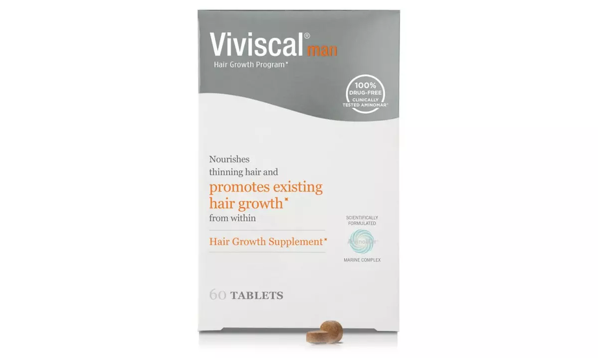 Viviscal Man Hair Growth Program Tablets (60-Count) - Primary Image